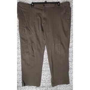 Dockers Straight Fit Smart 360 Pants Mens 50x30 Brown Khaki Stretch Chinos